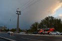 Einsatz BF Hoehenretter Koelner Seilbahn Hoehe Zoobruecke P2100